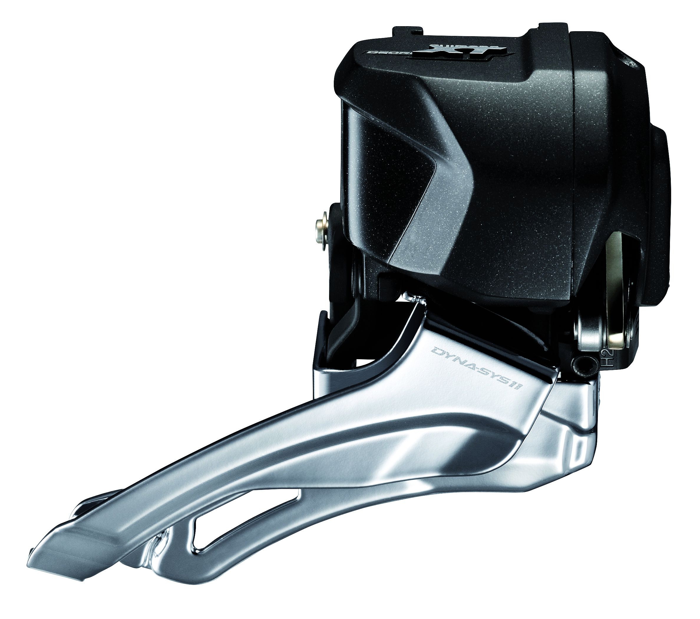 Umwerfer Deore XT Di2 FD-M8070 Double 11-Gang / Schwarz, Silber