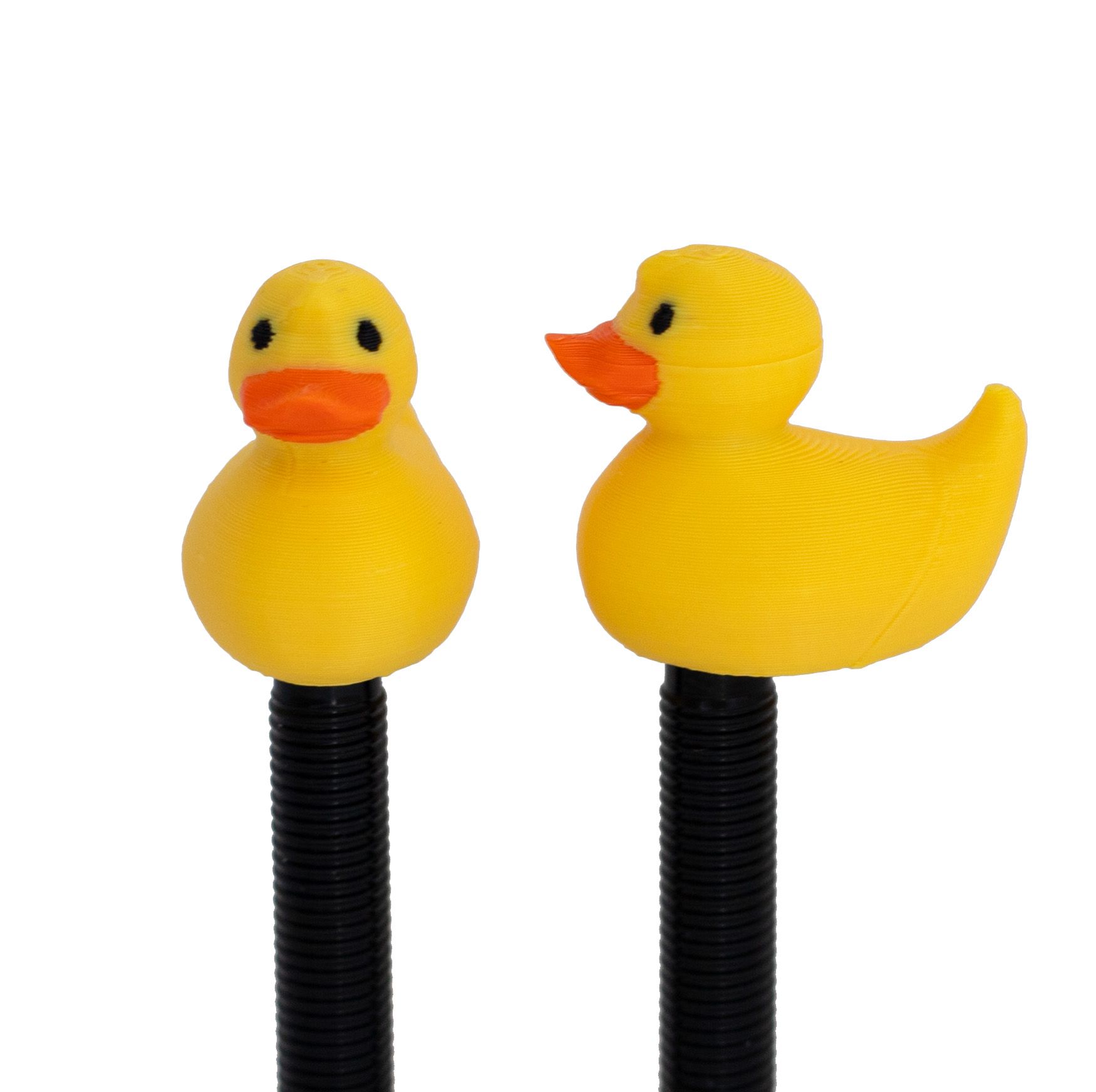 GUMMIENTEN Presta-Ventildeckel / gelb