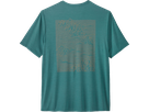 CAP COOL Herren-Kurzarmshirt / strataspire: wetland blue x-dye / M
