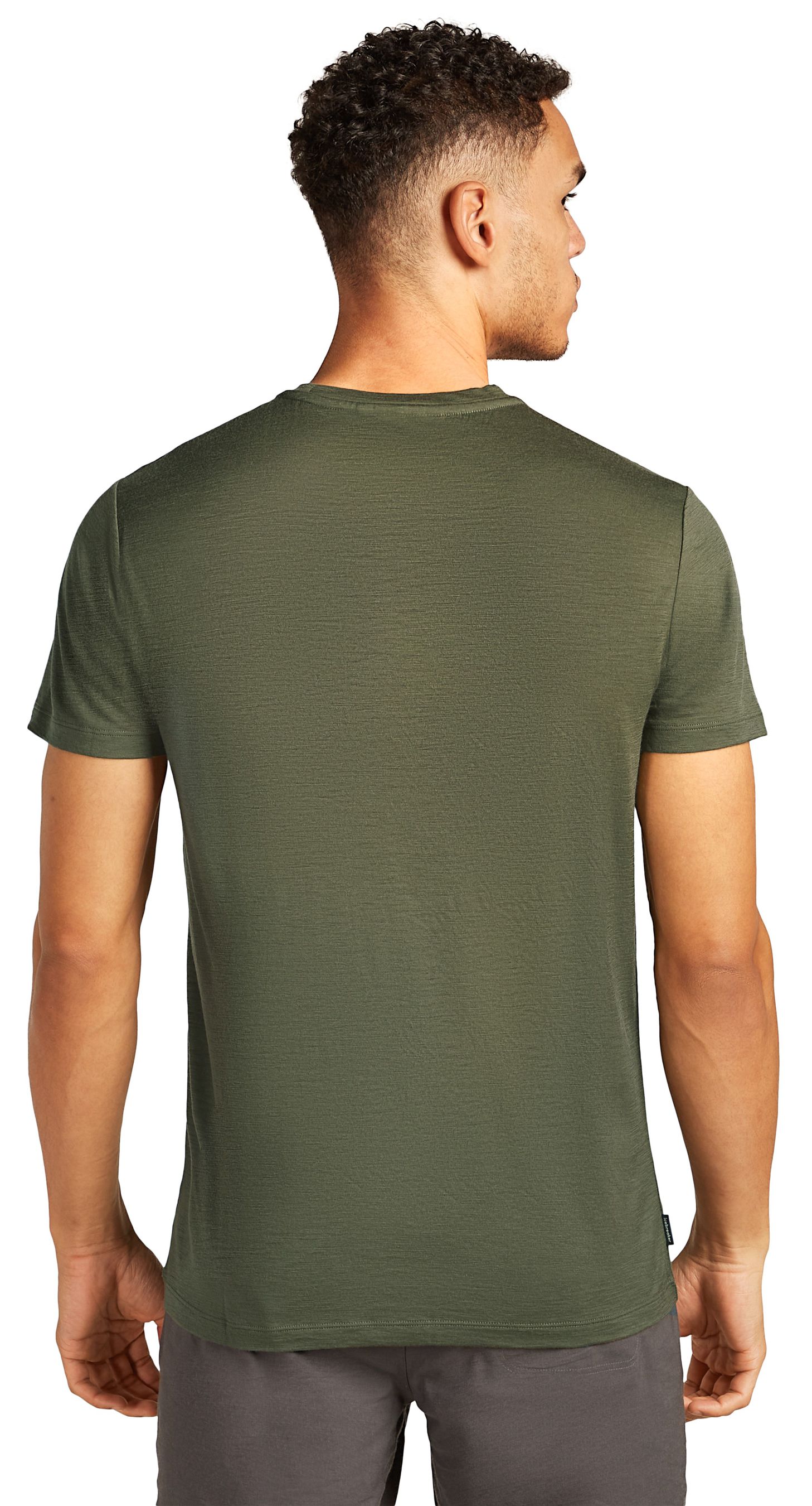 TL ADVENTURE RIDE Herren-Merino-Kurzarmshirt / loden / L
