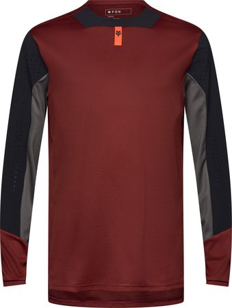 DEFEND Herren-Langarmshirt / rust / M