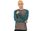 TARN Herren-Merino-Langarmshirt / iron/abyss / L
