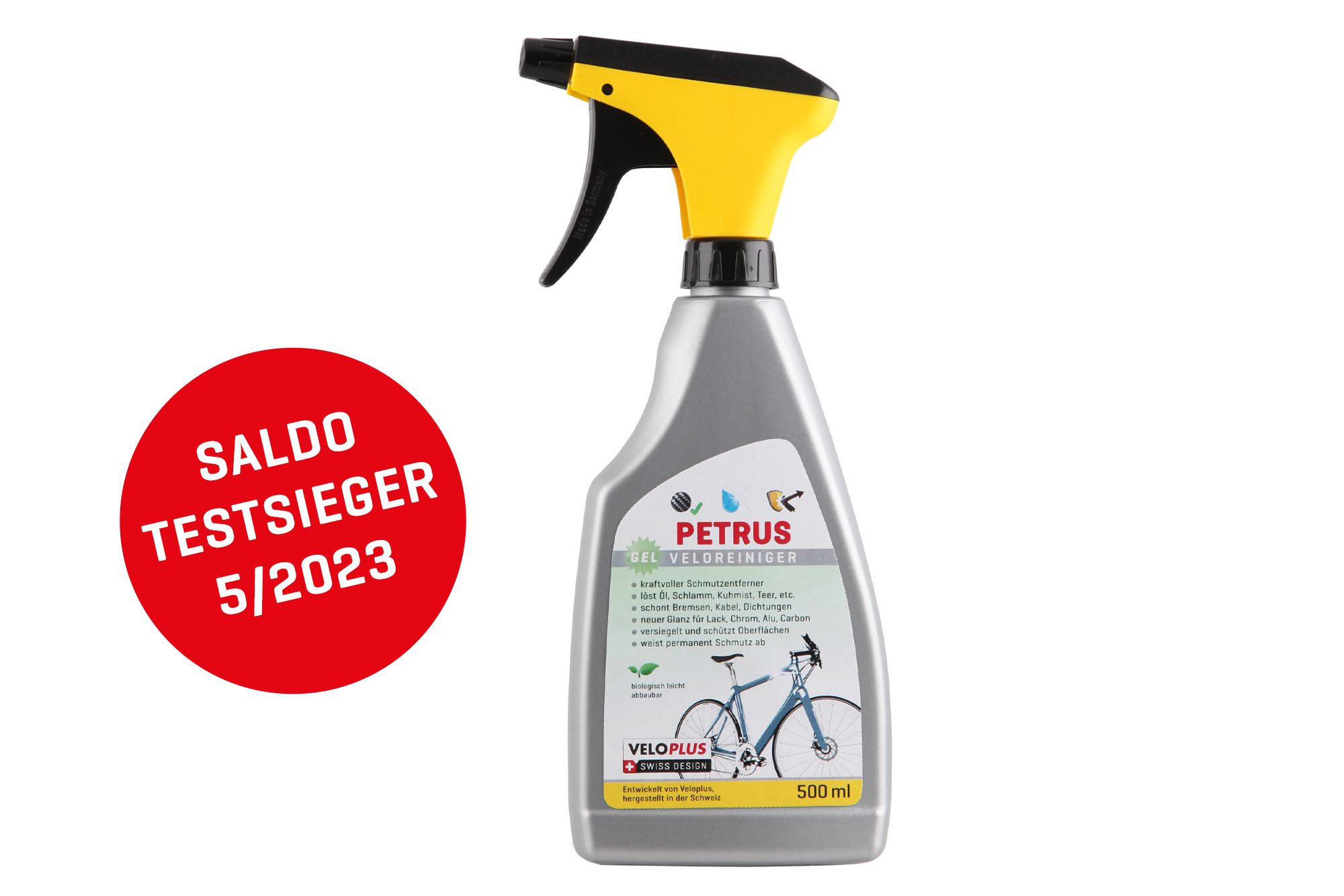 PETRUS GEL-VELOREINIGER 500ml, biologisch leicht abbaubar / 500ML