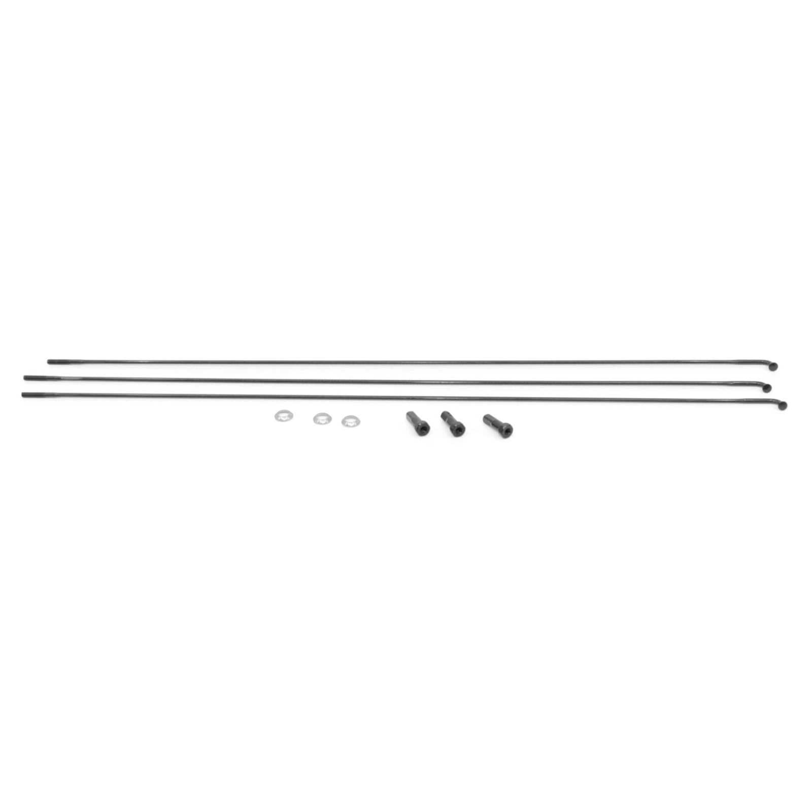 Spoke and Nipple 300mm D-Light J-Bend Qty 3 / black