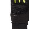 DIRICH TOUCH Unisex-Softshellhandschuhe / black/poison yellow / L=9