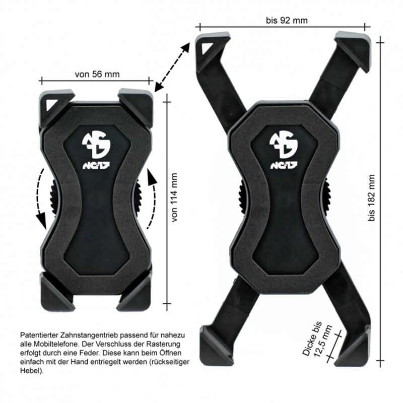 3D UNIVERSAL HALTER A-Headset Montage