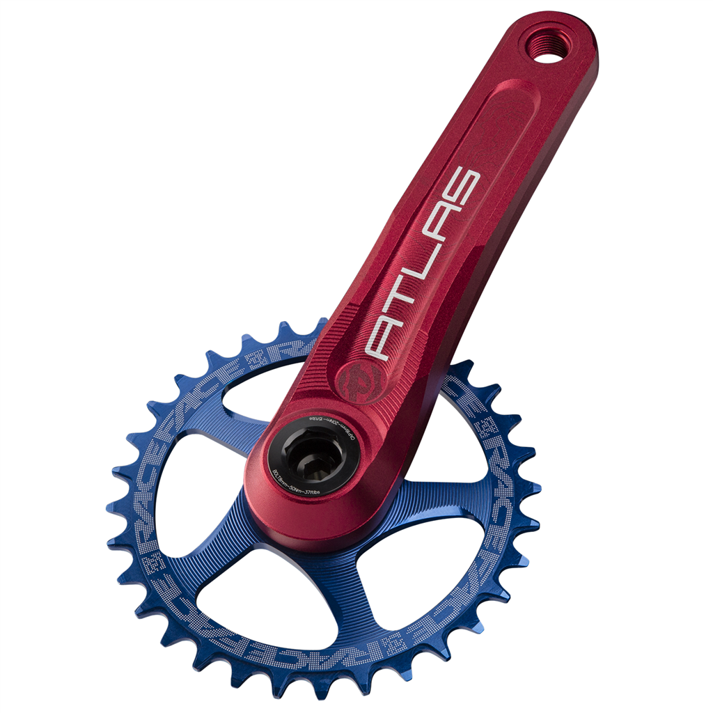 Atlas Cinch Crankarm (RF136) / red / 165mm