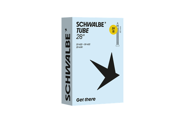 SCHWALBE STANDARD Schlauch / 28", SV15, 60mm, 18/28-622/630