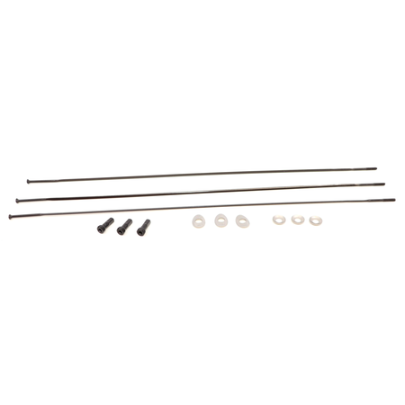 Spoke and Nipple 278mm CX-Ray Straight Pull Qty 3 / black