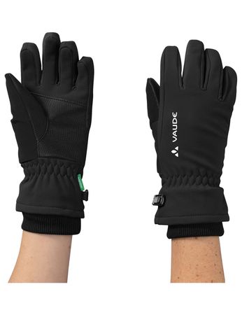 RONDANE Kinder-Softshell-Handschuhe / black / 6