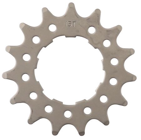 SINGLE SPEED RITZEL für Shimano Freilauf / silber / 17 Zähne