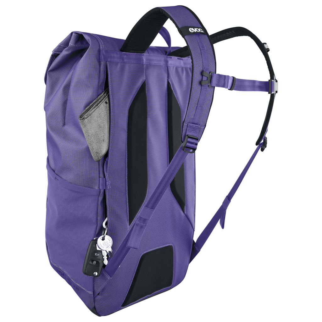 Duffle Backpack 26L / violet/black