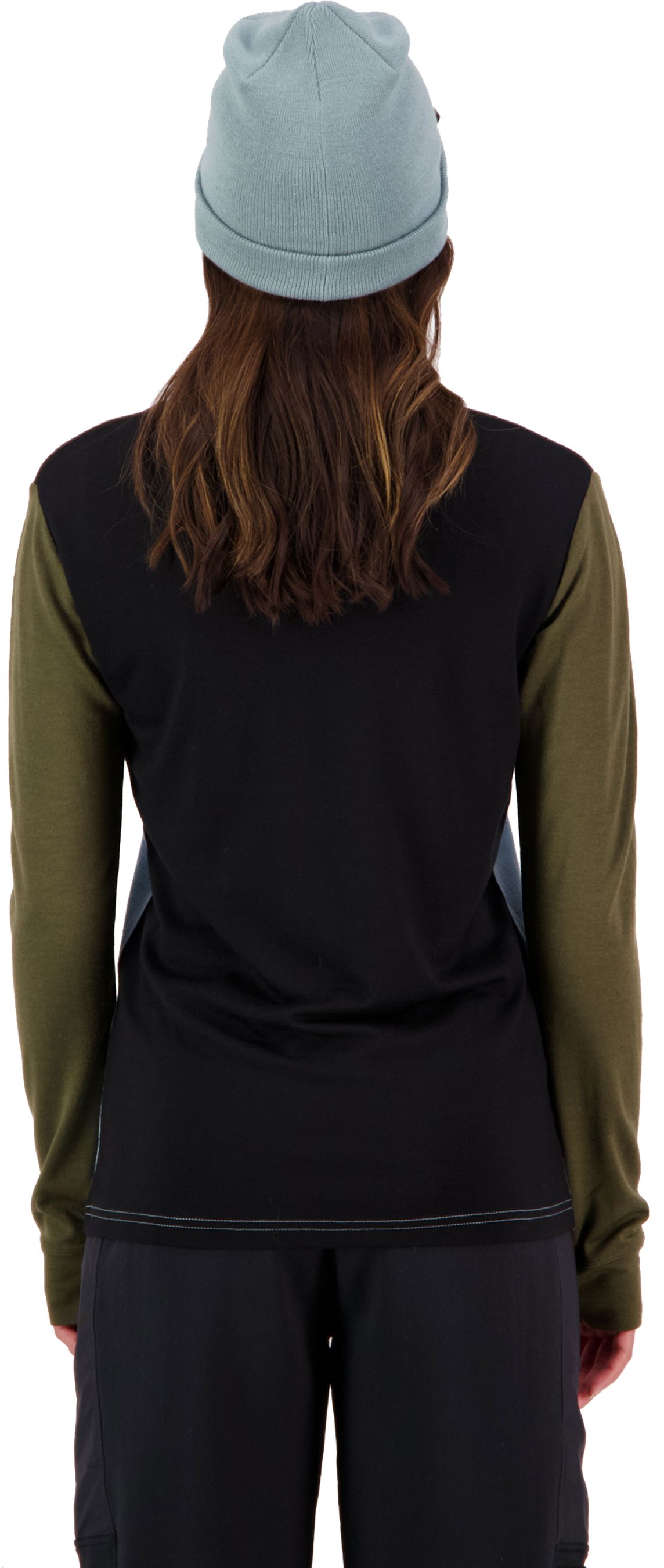 YOTEI BF Damen-Merino-Langarmshirt / riverbed / L