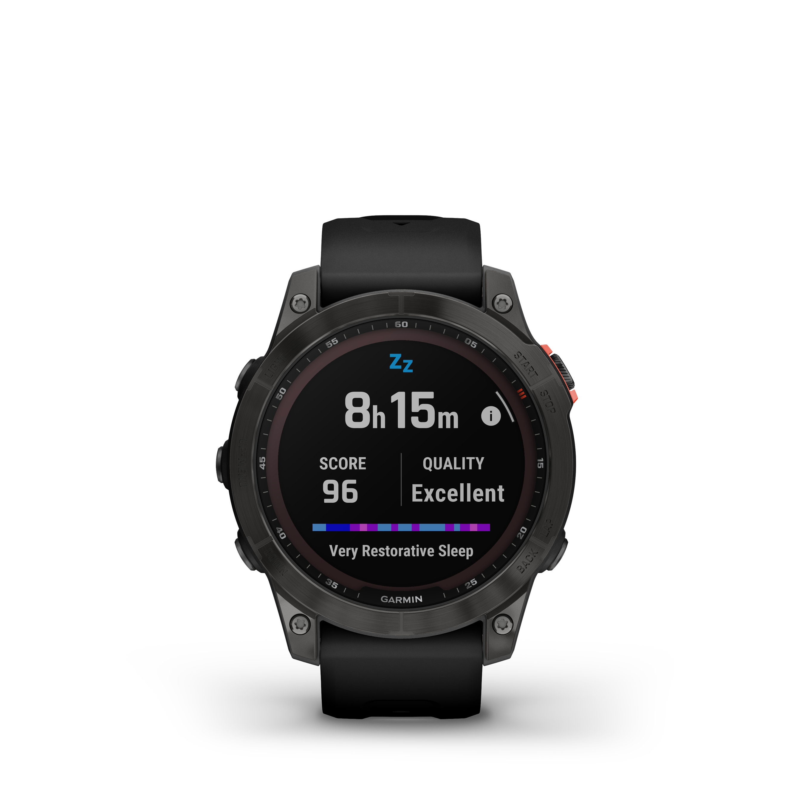 FENIX 7 SOLAR Multisportuhr 47mm / schiefergrau mit schwarzem armband