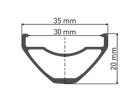 H 1900 SPLINE HR / Black / 29", DB IS, 30mm, 148/12mm, BOOST