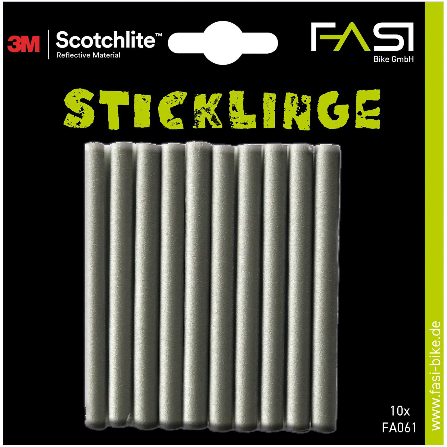 Speichenreflektor Sticklinge / silber