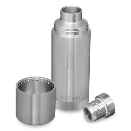 TKPro Thermosflasche 750ml mit Deckel / brushed stainless / 7.5DL