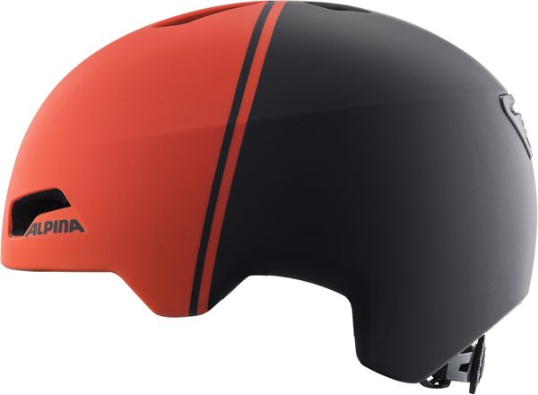 HACKNEY Velohelm / rot schwarz / 47-51CM
