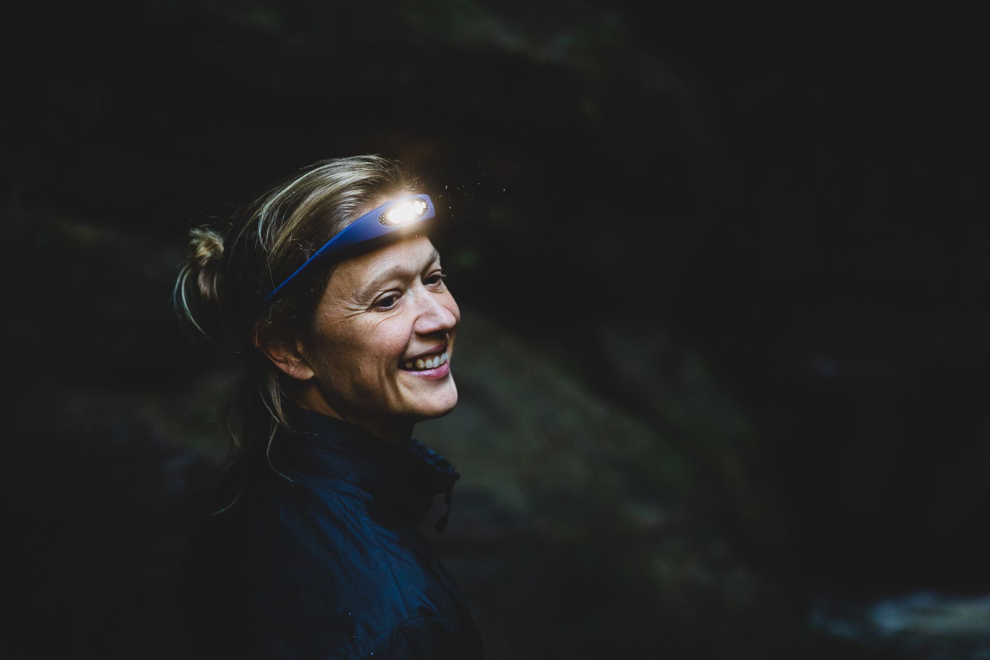 Stirnlampe Bilby / violet blue