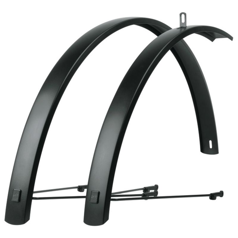 EDGE AL (28") Schutzblechgarnitur / schwarz matt / 28" 50mm