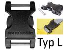 SCHNALLEN  für Reparaturen / TYP (2 Pin) L 20mm