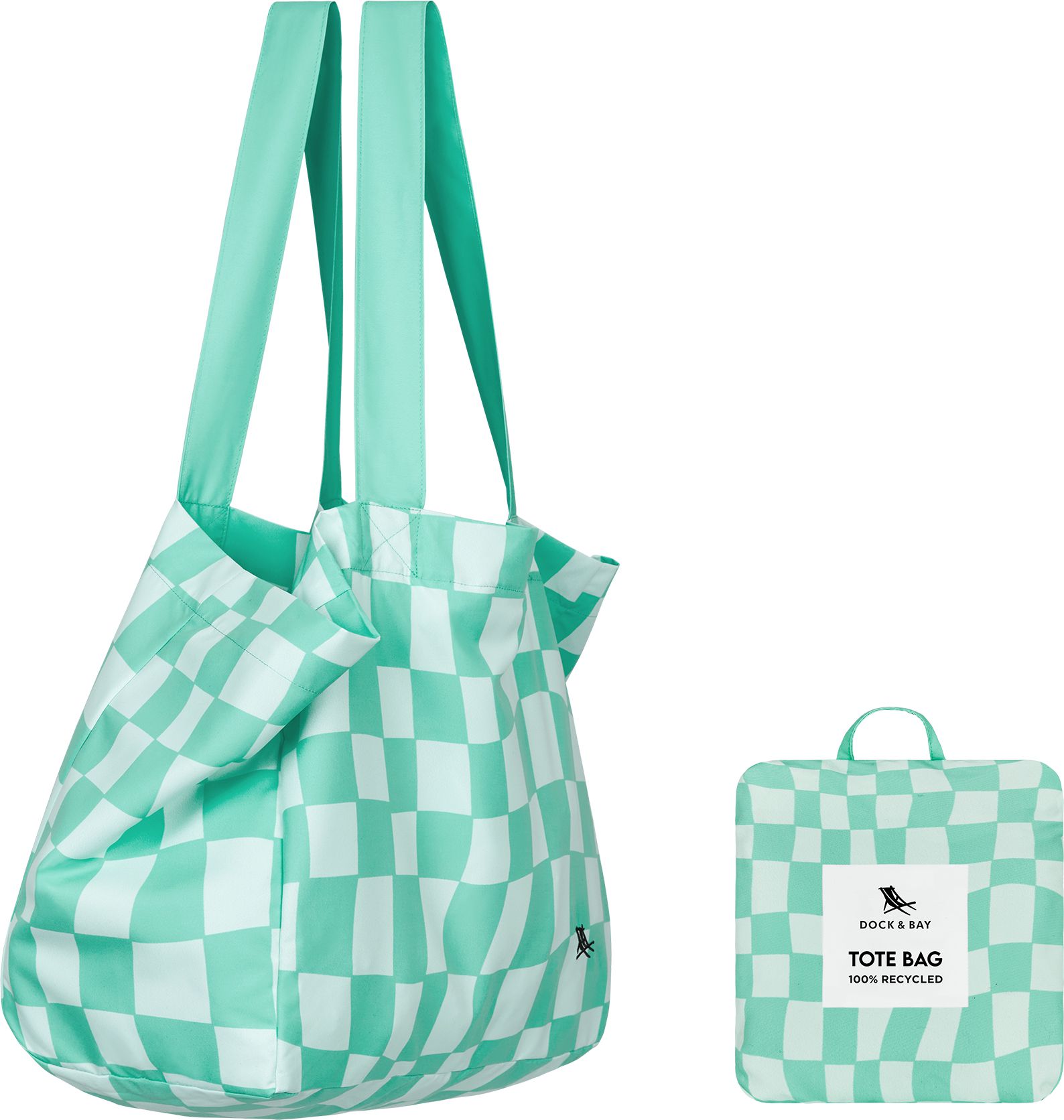 Foldable Bag Medium / check mate