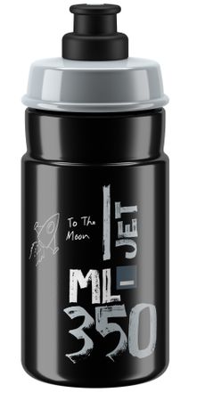 Bidon Jet für Kinder / schwarz-grau