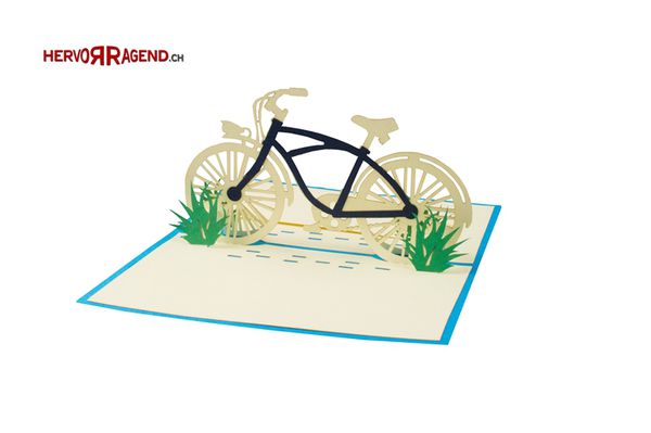 3D-Grusskarte Velo