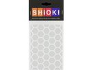 HONEYCOMB Rahmensticker Reflective weiss / weiss