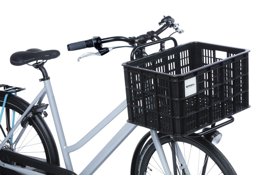 Fahrradkiste Crate / schwarz / 40 l, 49 cm, 38 cm, 26 cm