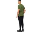 WANDER WHEEL Herren-Kurzarm-Merino-Shirt / chive/jet  / L
