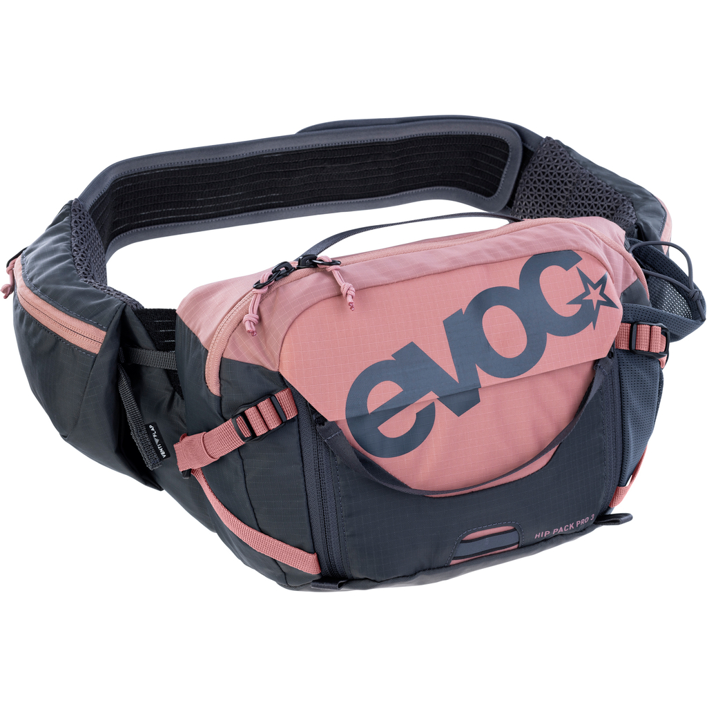 Hip Pack Pro 3L + 1.5L Bladder / dusty pink/carbon grey