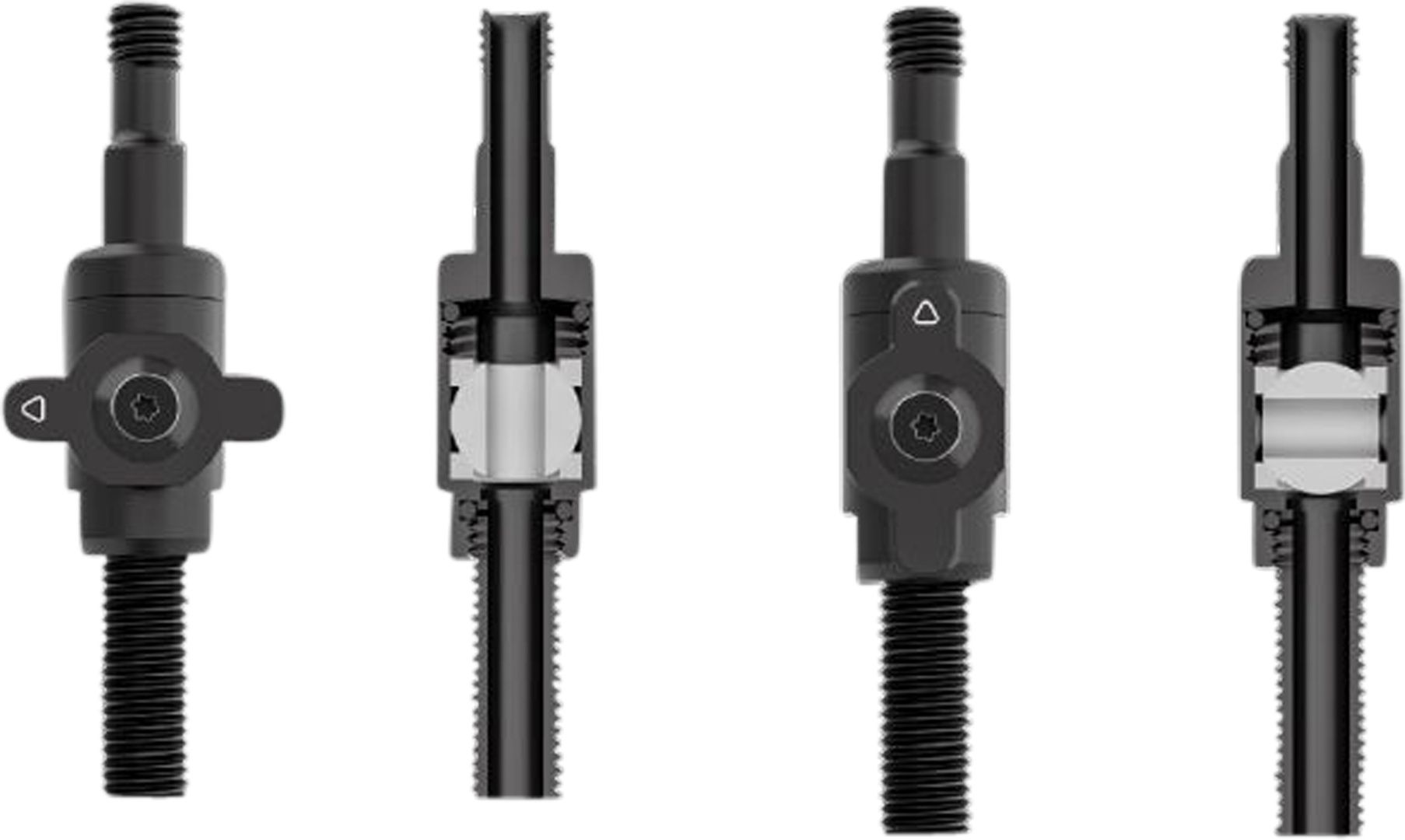 BIG BORE LITE TUBELESS VALVES / schwarz / 65mm Felgenhöhe bis 25mm