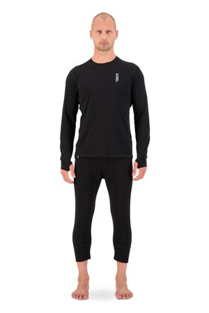 CASCADE Herren-Merino-Langarmshirt / black / L