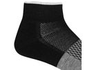 MULTISPORT LT MINI Unisex-Merino-Socken / black/snow/metro hthr / M=42-44