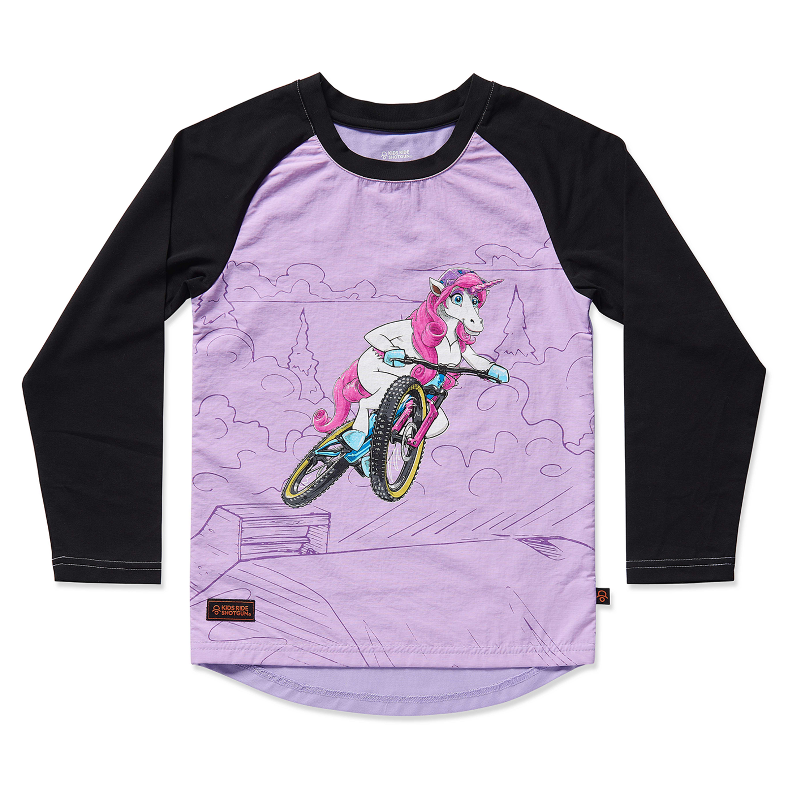 Unicorn Windproof Kids MTB Jersey / pink / 2 Y