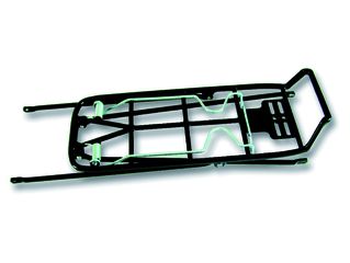 Gepäckträger Athlete 4B ohne Befestigung schwarz / schwarz / 24"