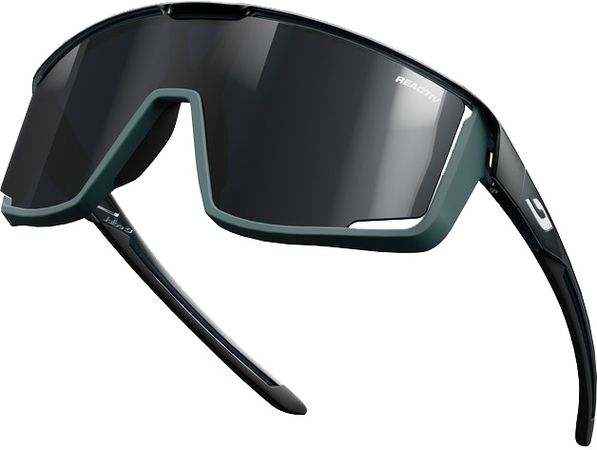 FURY Sportbrille / schwarz/grün matt