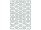 HONEYCOMB Rahmensticker Reflective weiss / weiss