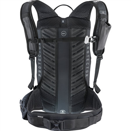 FR LITE RACE, 10 L, Protektorenrucksack / carbon grey/black / M/L