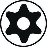 Torxschlüssel TR 10 mit Bohrung im Innensechsrund-Kopf