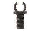 BOWDENZUGHALTER 1fach, 5mm, Gewinde M5x9mm / schwarz / NOSIZE