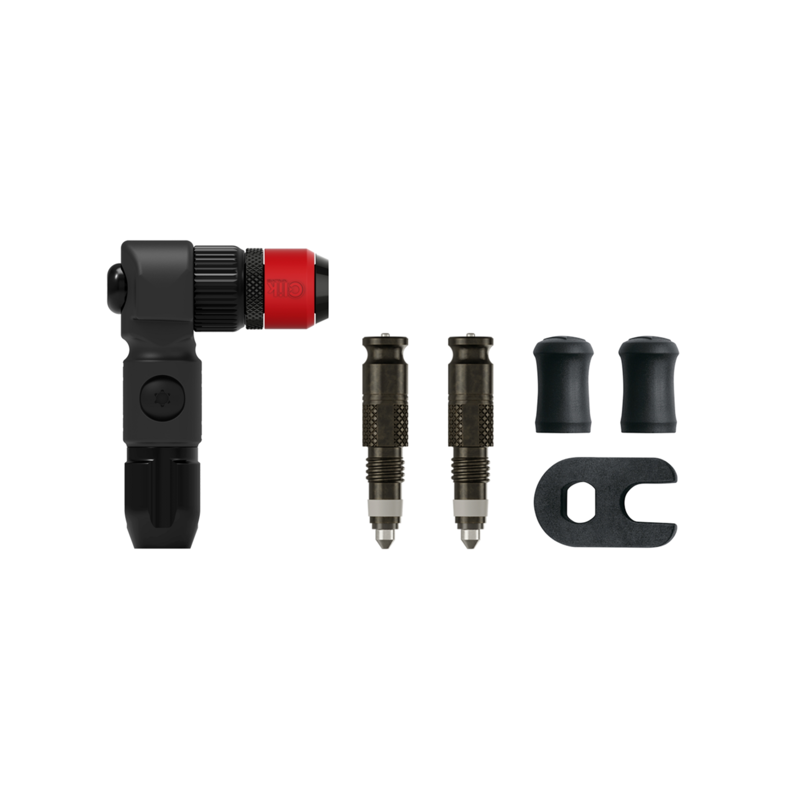 ABS PRO CLIK®CHUCK WITH SCHWALBE CLIK VALVE®CORES / black