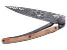 KLAPPMESSER mit VELO-TATOO / schwarz-braun
