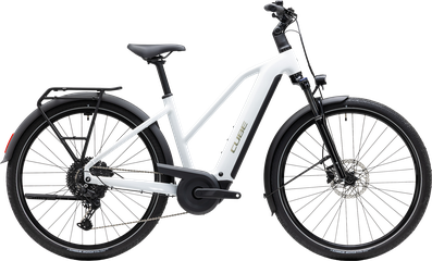 TOURING HYBRID ONE 600 Trapez E-City/Alltag / white / 46 CM