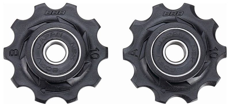 ROLLERBOYS BDP-01 Wechselrollen, 10 Zähne / schwarz / 10 Zähne