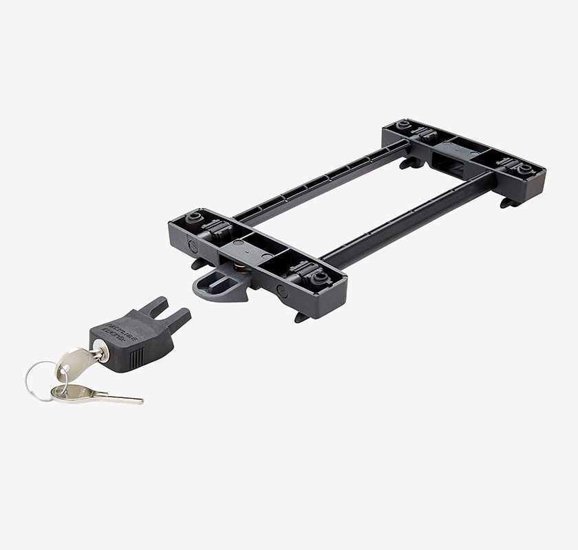SNAP-IT STECKSCHLOSS für RACKTIME Gepäckträger / schwarz