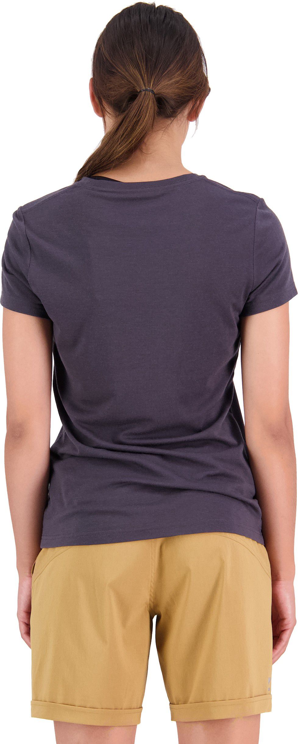 ICON Damen-Merino-Kurzarmshirt / shale / XL