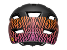 Sidetrack Child Helmet / matte pink wavy checks