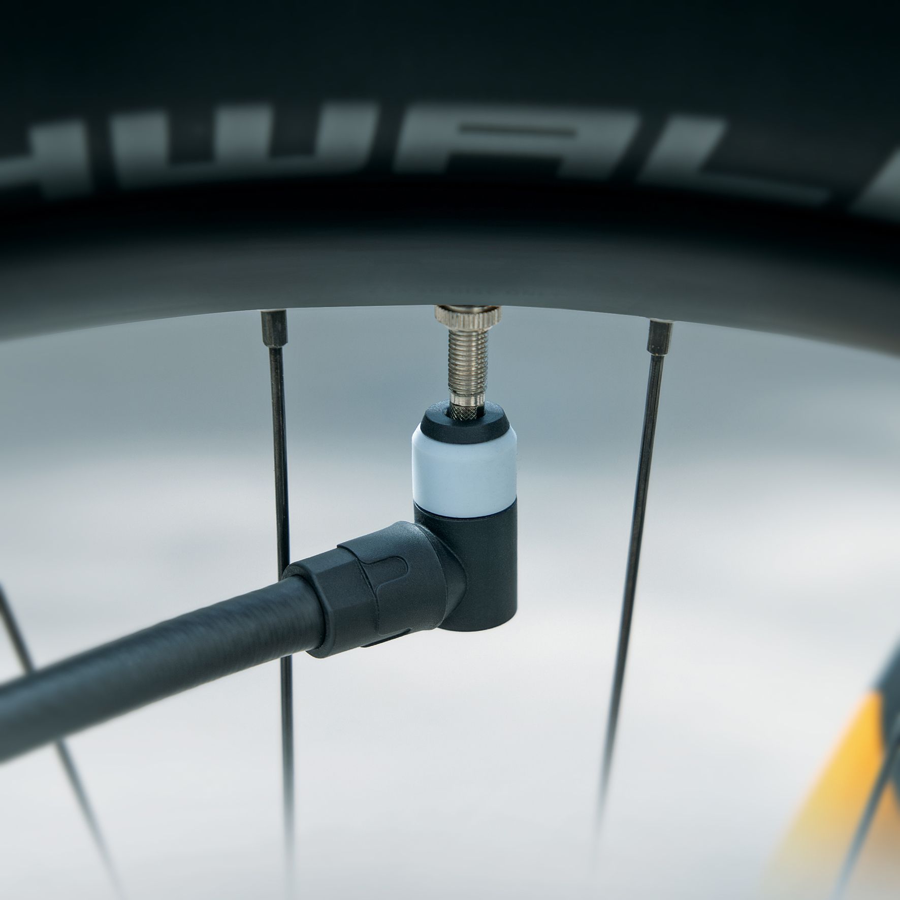 Standpumpe Air-X-Plorer 10.0 Clik Valve / schwarz-sky blue